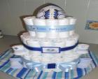dallas cowboys themed diaper cake