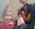 Cute Girl Diaper Cake