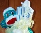 	monkey diaper cake