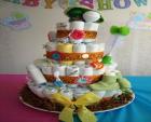 neutral gender diaper cake