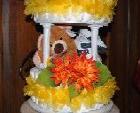 safari diaper cake