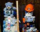 	teddy bear diaper cake