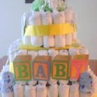 Baby Shower Cake and Gift Box