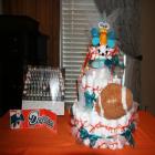 Dolphin Diaper Cake