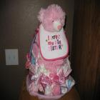 Pretty n Pink Diaper Cake