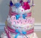 Princess Theme Diaper Cake