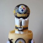 steelers diaper cake