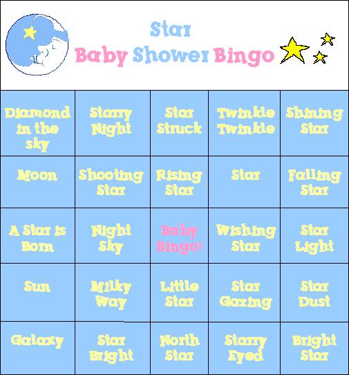 A Star is Born Baby Shower Game!