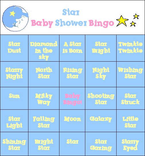 A fun baby shower game to print!