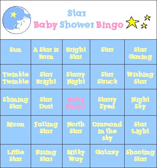 A fun baby shower game to print!