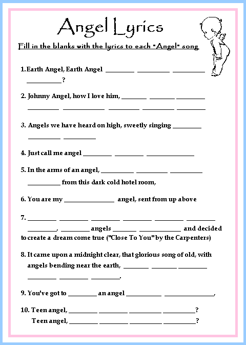 Sweet Baby Angel Theme Game