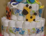 Animal Diaper Cake