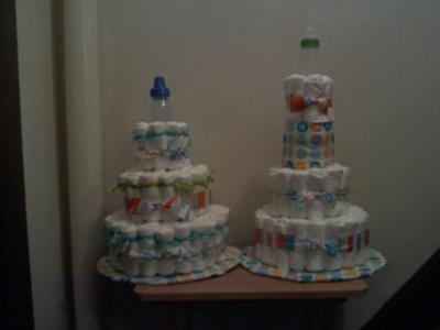 	baby boy diaper cake