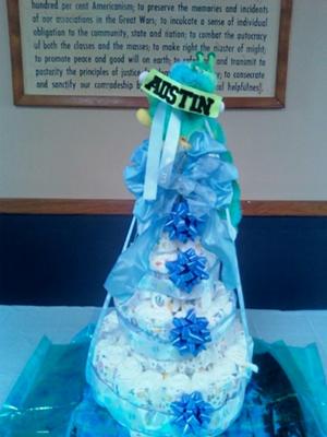 	baby boy diaper cake