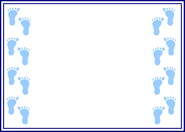 free baby boy footprints clip art - photo #15