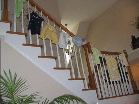 Baby Shower Clothesline Decoration