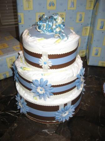 Boy Diaper Cake