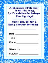 baby shower invitations