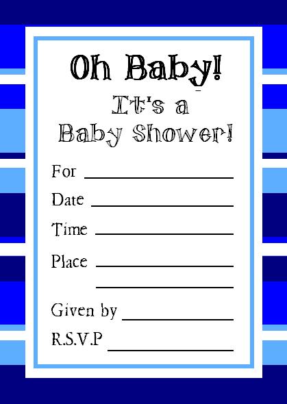 Perfect Free Printable Baby Shower Invitations