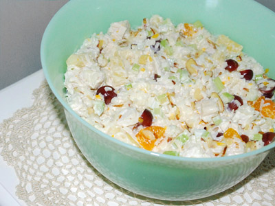 baby shower recipe for Chicken & Fruit Salad