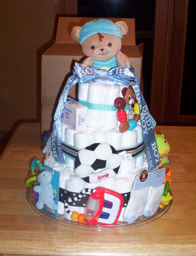 Cute Boy diaper cake