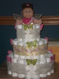 Cute Diaper Cake Design