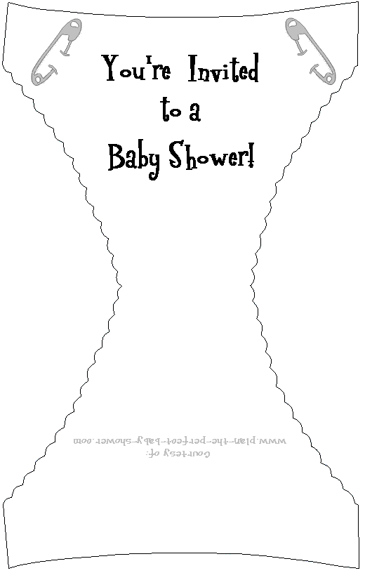 baby shower diaper invitations