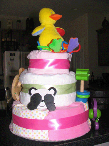 Duck Baby Shower Cake