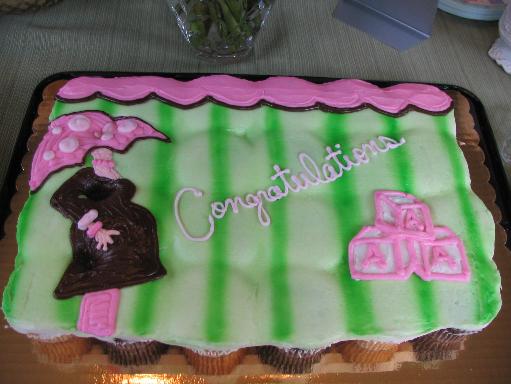 edible baby shower cake