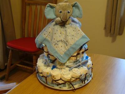 Elephant Diaper Cake