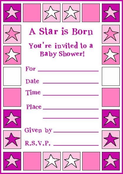 Free baby shower invitation template Free baby shower invitation template