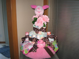 	piglet diaper cake
