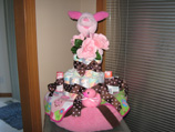 	piglet diaper cake