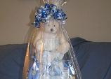 teddy bear diaper cake