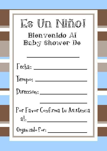 Gratis Invitaciones Baby Shower