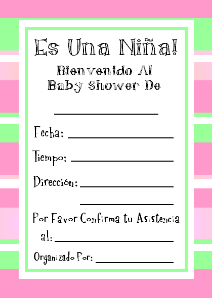 invitaciones de baby shower