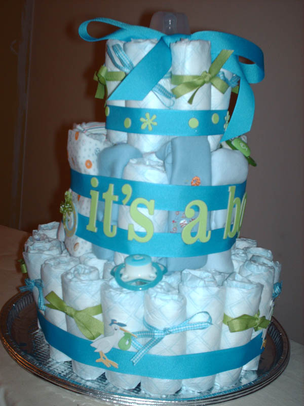 Darling Boy Baby Shower Cake - Lots of Color and Lots of Cute!