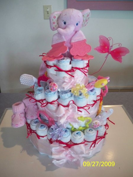 Its a Girl Baby Shower Cake