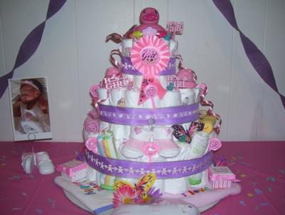 Its a Girl Diaper Cake