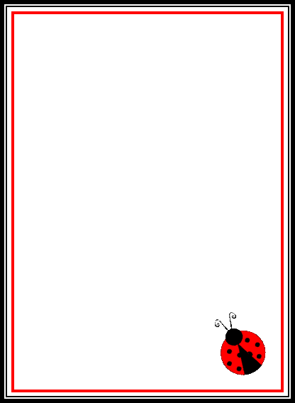 Blank Lady Bug Invitation Blank Lady Bug Invitation