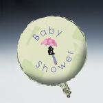 Mod Mom Baby Shower Metallic Balloon