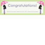 Mod Mom Baby Shower Party Banner
