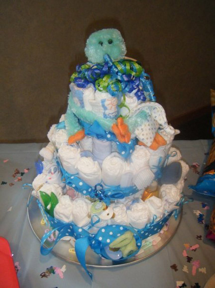 Boy Diaper Cake