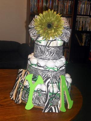 Nyla Jade's Diaper cake!