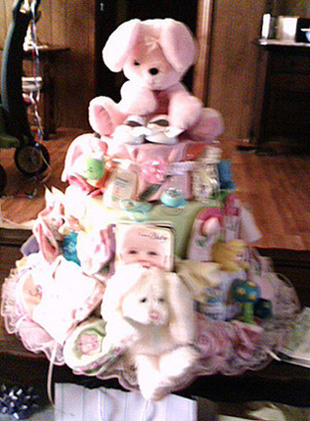 pictures of diaper cakes