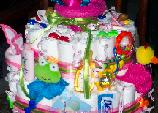 	princess diaper cake