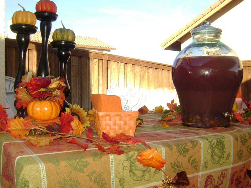 fall themed baby shower ideas