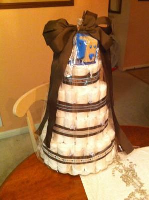 Puppy Love Diaper Cake