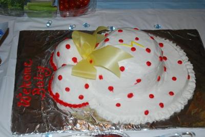 pregnant belly cake