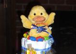 	rubber ducky diaper cake